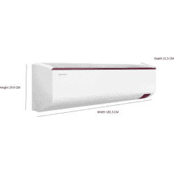 SAMSUNG | 1.5 Ton | 5 Star Split Inverter AC | White | AR18CY5ZAPGNNA | Copper Condenser