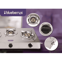 Blueberry's Blaze Full Stainless Steel Gas Stove | 3 Burner