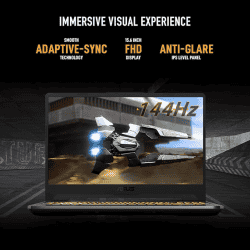 ASUS Intel Core i5 11th Gen | 8 GB/512 GB SSD | 4 GB Graphics/NVIDIA GeForce RTX RTX 3050 4GB Graphics | FX506HC-HN089WS Gaming Laptop | Black