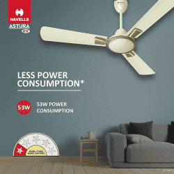 Havells 1200mm Astura Energy Saving Ceiling Fan | Bianco Bronze
