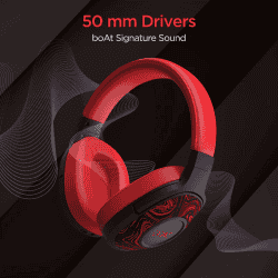 boAt Rockerz 558 Wireless Headphone | Red