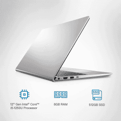 Dell Inspiron 3520 Intel Core i5 | IN3520CM22P001ORS1 1235U/8GB/512GB SSD/UMA/15.6 FHD | Platinum Silver