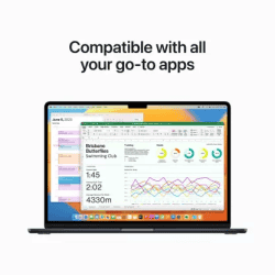 APPLE 2023 Macbook Air Apple M2 | 8 GB/256 GB SSD/macOS Ventura |  MQKR3HN/A  | 15.3 Inch | Silver | 1.51 Kg