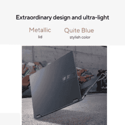 ASUS Vivobook S 14 Flip 2023 | Ryzen 5 Hexa Core 7530U | 16 GB/512 GB SSD | Windows 11 Home | TN3402YAB-LZ541WS | 2 in 1 Laptop | 14 Inch | 1.50 Kg With MS Office | Quiet Blue