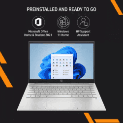 HP Pavilion 14-Ec1003au Laptop (AMD Ryzen 5-5625U/8 GB/512 GB SSD/AMD Radeon Graphics/Windows |  Home/MSO/FHD, 35.56 cm /14 inch |