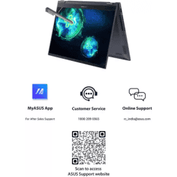ASUS Vivobook S 14 Flip 2023 | Ryzen 5 Hexa Core 7530U | 16 GB/512 GB SSD | Windows 11 Home | TN3402YAB-LZ541WS | 2 in 1 Laptop | 14 Inch | 1.50 Kg With MS Office | Quiet Blue