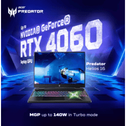 Acer | Predator | Intel Core i7 | 13th Gen | 13700HX | 16 GB | 1 TB SSD | NVIDIA GeForce RTX 4060 | PHN16-71 | Gaming Laptop