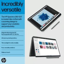 HP | Spectre x360 | OLED Eyesafe Intel Evo | Intel Core i7 | 13th Gen 1355U | 32 GB | 1 TB SSD | ef2034TU | Laptop