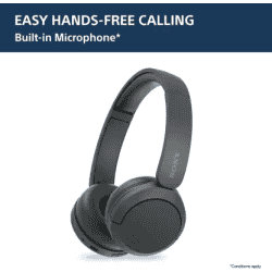 Sony Wireless Bluetooth Headphones | Mic | Up to 50Hrs Battery | Black | WH-CH520