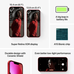 Apple  iPhone 13 mini | MLKE3HN | 512 GB | Red