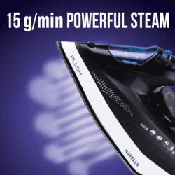Havells Plush Steam Iron | 1600 W | Black