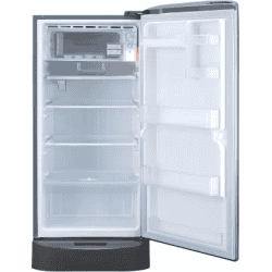 LG 205 L Direct Cool Single Door 5 Star Refrigerator | Smart Inverter Compressor | GL-D221APZZ | Shiny Steel