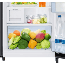 SAMSUNG 184 L Direct Cool Single Door 3 Star Refrigerator | RR21C2J23BX/HL | Luxe Black