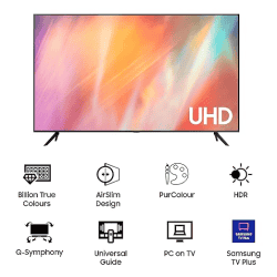 Samsung 4K Ultra HD Smart LED TV | UA65AU7500KLXL | 65 inches | Titan Gray