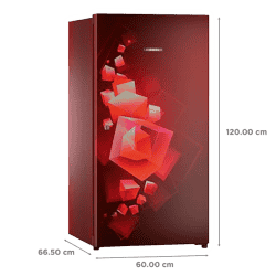 LIEBHERR 220 Litres 3 Star Direct Cool Single Door Refrigerator | with Stabilizer Free Operation  |  DRC 2210 Comfort |  Red Cubix |
