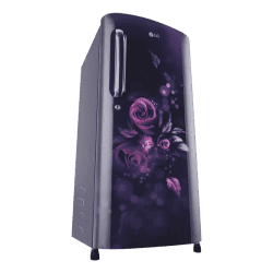 LG 190 Litres 3 Star Direct Cool Single Door Refrigerator |  with Stabilizer Free Operation | GL-B201ABED.ABEZEB | Blue Euphoria |