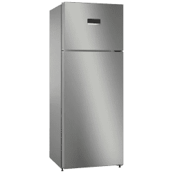 BOSCH  | Series 4 334 Litres 3 Star Frost Free Double Door Convertible Refrigerator with Temperature Display | CTC35S032I | Sparkly Steel |
