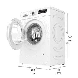 Bosch | 6.5 kg | WLJ2026HIN | 5 Star | Fully Automatic | Front Load | Washing Machine | White