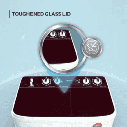 Haier | HTW75-1169 | 7.5 kg | Semi Automatic | Top Load | Washing Machine Multicolor