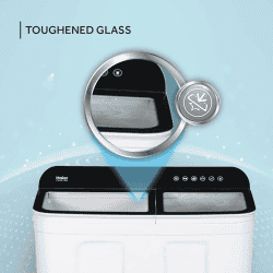 Haier 8.5 kg Top Load Washing Machine  | HTW85-178BK | Black |