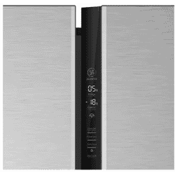 Haier | 630 L | HRS-682SS | Frost Free Side by Side Refrigerator | Shiny Steel