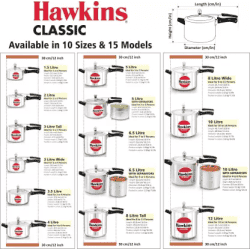 Hawkins CL50 Classic Pressure Cooker | 5 L
