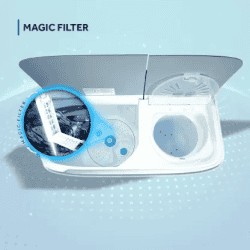 Haier | HTW75-1169 | 7.5 kg | Semi Automatic | Top Load | Washing Machine Multicolor