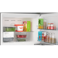 BOSCH  | Series 4 334 Litres 3 Star Frost Free Double Door Convertible Refrigerator with Temperature Display | CTC35S032I | Sparkly Steel |