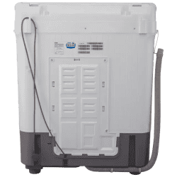 Haier 8 kg 5 Star | Semi Automatic Washing Machine | Anti Bacterial Vortex Pulsator HTW80-178 | Burgundy with Flower