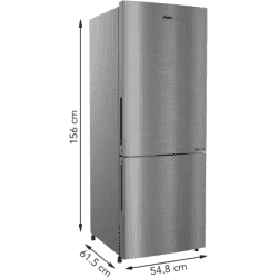 Haier 256 L | Frost Free Single Door 3 Star Refrigerator | HRB-2764CIS-E | Inox Steel