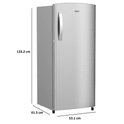 WHIRLPOOL Direct Cool Single Door Refrigerator | 192L | 5 Star | 215 IMPRO PRM 5S INV COOL ILLUSIA-Z