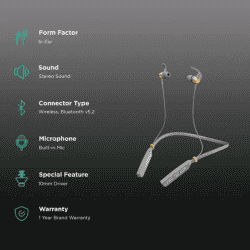 boAt Rockerz 238 Pro Neckband | Ash Grey