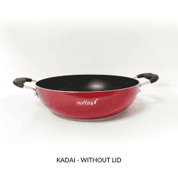 Nolta Popular Series Kadai with Glass Lid | 24 cm