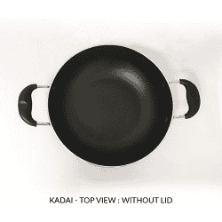 Nolta Popular Series Kadai with Glass Lid | 24 cm