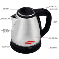 Blueberrys Premium 2023 Special 1.8 Liter 1500 Watt Stainless Steel Electric Kettle