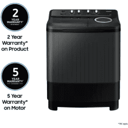 Samsung Semi Automatic Top Load Washing Machine | 8.5 kg | Dark Gray | WT85B4200GD/TL