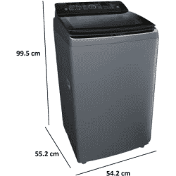BOSCH 6.5 kg 5 Star With Vario Drum & Anti Tangle Program Fully Automatic Top Load Washing Machine WOE651D0IN Grey