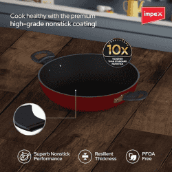 Impex Non Stick Aluminium Kadai Pan | IKP-2465