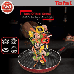 Tefal Simply Chef Fry Pan 24 CM Rio Red