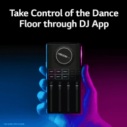 LG XBOOM RNC5 Party Speaker | Multi Color Lighting | Black