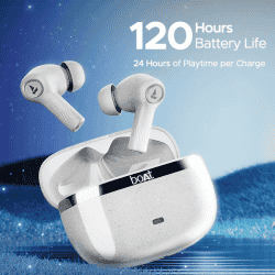 boAt Nirvana Ion ANC Wireless Earbuds |Quartz White