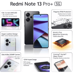 REDMI Note 13 Pro+ 5G | 12GB | 256GB | Fusion Black