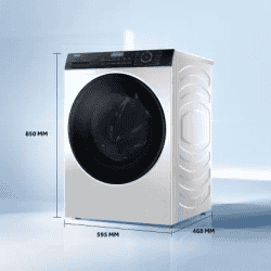 Haier HW80-IM12929C |Super Drum Inverter | Washing Machine Fully Automatic Front Load | 8 kg