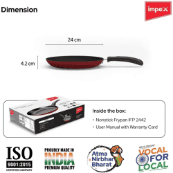 IMPEX IFP 2442 Fry Pan 24 cm diameter 1 L capacity