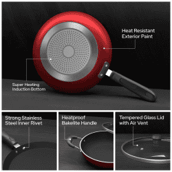 Impex Non-Stick Aluminium Cookware Set