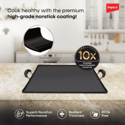 Impex IPT 3438 HV Nonstick Aluminium Induction Base Pathiri Tawa