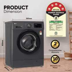 LG  FHM1409BDM | Fully Automatic Front Load Washing Machine with In-built Heater | 5 Star | 9 kg