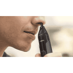 PHILIPS NT3650/16 NOSE TRIMMER Trimmer 240 min Runtime 3 Length Settings  | Grey, Black |
