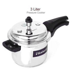 Blueberrys Virgina 3L Stainless Steel Silver Pressure Cooker