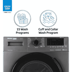 Voltas Beko by A Tata | WFL6512VTMP |  Fully Automatic Front Load Washing Machine with In-built Heater | 6.5 kg
